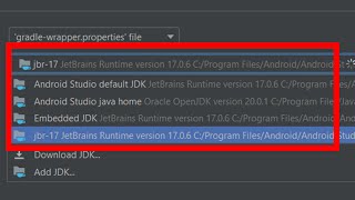 How to Change JDK Version for Gradle in Android Studio 2023 Update [upl. by Raji601]