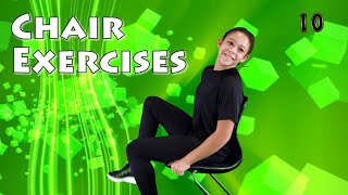 Chair Exercises Episode 3  Twist and Knee Lifts [upl. by Ul]