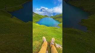 Natural Beauty beautiful Switzerland 📍🇨🇭 ⛰️ youtubeshorts nature travel love mountains music [upl. by Ayhay]