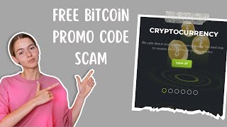 Free bitcoin promo code scam explained [upl. by Tfat]