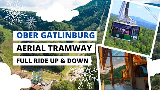 Ober Gatlinburg Aerial Tramway RIDE 4K POV [upl. by Notlil]