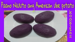 PAANO NILULUTO ANG AMERICAN UBE POTATO HALAYA [upl. by Etteb]