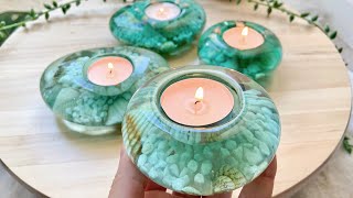 Beautiful Resin Sea Candle Holders Cure in Just 2 Hours [upl. by Aryajay]