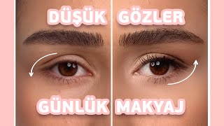 Düşük Gözler İçin Günlük Makyaj  Alev Karslı [upl. by Hudnut470]