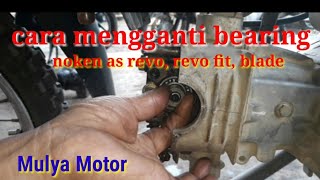 Cara ganti bearing noken as Revo absoluterevo fit blade [upl. by Bryce]