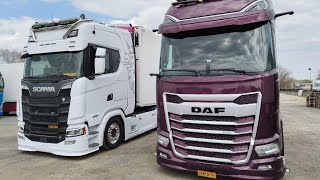 DAF XG 530 vs SCANIA S 520 [upl. by Assyn194]