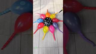 Orange Yellow Red Pink Blue Balloons Pop Reverse Asmr [upl. by Anavas]