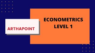 Econometrics  Basics of Econometrics  Introduction to Econometrics [upl. by Rett]