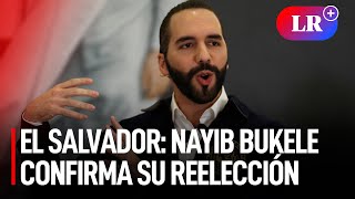 Nayib Bukele buscará la reelección para la presidencia de El Salvador [upl. by Hakkeber593]