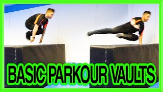 Parkour Basic Vaults Tutorial Kong Speed Dash Reverse etc  Fraser Malik How to [upl. by Mckee]