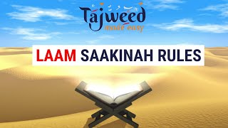 Theory Lesson 12  Laam Saakinah Rules  Tajweed Made Easy [upl. by Hairej]