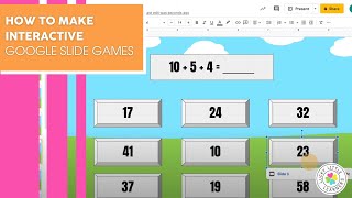 How To Make Interactive Google Slide Games [upl. by Winzler]