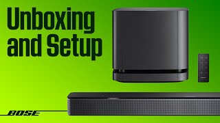 Bose Smart Soundbar System – Unboxing and Setup [upl. by Airec933]