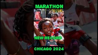 Ruth Chepngetich breaks the Womens Marathon World Record at Chicago 2024  20956 [upl. by Cassandry267]