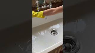 Kleeneze sink clean 🧽 asmrsounds satisfying asmr cleaningmotivation cleaning bee kleenqueens [upl. by Ycram933]