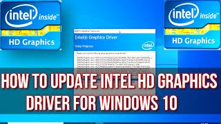 How to Update intel hd graphics driver for windows 10 [upl. by Severen]