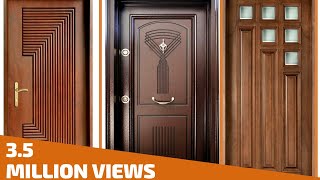 Top 35 Modern Wooden Door Designs for Home 2020 Plan N Design [upl. by Atisusej453]