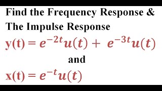 Q6 a Finding the Frequency Response amp Impulse response  EnggClasses [upl. by Alric]