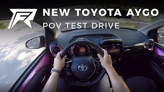 2018 Toyota Aygo 10 VVTi  POV Test Drive no talking pure driving [upl. by Anitserp]