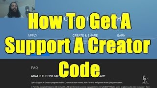 How To Get A Support A Creator Code [upl. by Aryek]