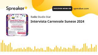 Intervista Carnevale Sunese 2024 [upl. by Ediva16]