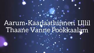 Aarum Kaanaathinnen Lyrics [upl. by Rheims]