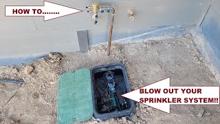 How to Blow Out a Sprinkler System [upl. by Aihseit467]