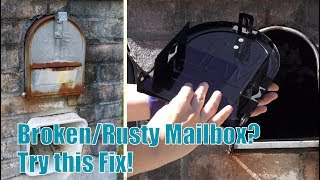 Quick Fix for Broken Metal amp Brick Mailbox [upl. by Nhguahs]