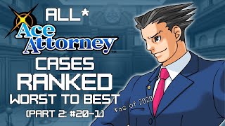 Ace Attorney Cases RANKED Worst To Best Part 2 201  The Top Half [upl. by Beale]