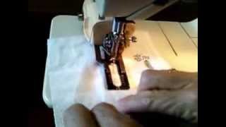 How to make a buttonhole video 2 Singer Athena 2000 Electronic [upl. by Peacock]