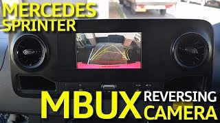 Mercedes Sprinter 2019 Reversing Camera with MBUX Touch Screen [upl. by Daveta]