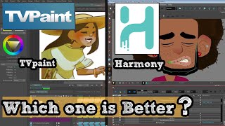 Toonboom Harmony vs TVpaint Which is Better [upl. by Ahsiemac48]