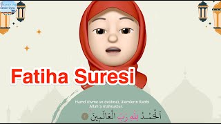 Fatiha Suresi  Talimli  Ezber [upl. by Oinimreh]