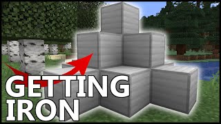 How To Get IRON In Minecraft [upl. by Krefetz]