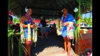 TAHITIAN WELCOME SONG  Fakarava Atoll French Polynesia [upl. by Einittirb]