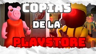 Jugando COPIAS de PIGGY de la PLAY STORE [upl. by Nyraf]