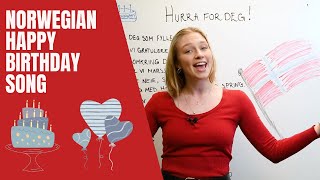 Norwegian happy birthday song  Hurra for deg [upl. by Brenn]