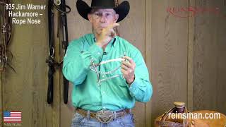 Bit 935 JIM WARNER HACKAMORE – ROPE NOSE [upl. by Cyma]