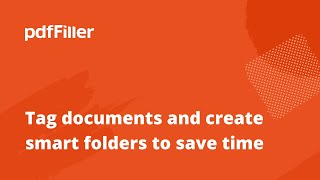 Organize Documents with pdfFiller [upl. by Erialb]