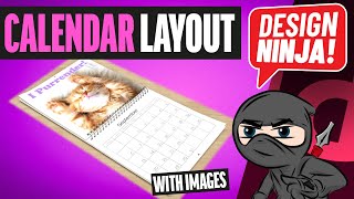 Build a complete calendar layout with images in InDesign [upl. by Nerine721]