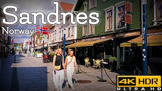 👣Walk with Me in Sandnes in Norway  City Center  4K HDR  July 2024👣 [upl. by Eidurt850]