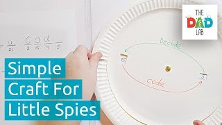 How to Make Simple Secret Decoder For Kids [upl. by Hewart914]