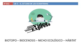 Ecosistemas Biotopo biocenosis hábitat y nicho ecológico [upl. by Sevart]