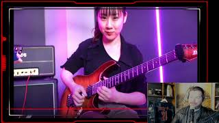 LisaX BAND quotCola Bottle Againquot Guitar Playthrough Reaction [upl. by Eiaj]