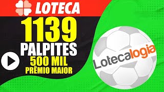 LOTECA 1139 PRÊMIO 500 MIL PALPITES PARA A LOTECA 1139 ACUMULOU PRÊMIO LOTECA 1138 PALPITES FUTEBOL [upl. by Morgenthaler823]