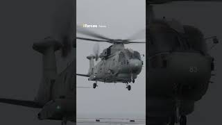 Helicopter day and night landings on Britains biggest warship [upl. by Tenenbaum]