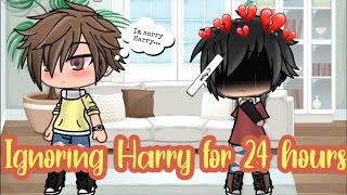 Ignoring Harry for 24 hours challenge hedric prankwars 2 [upl. by Anelrahs681]