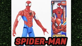 Marvel Titan Hero Series 12quot Armored SpiderMan Full Action Figure Review [upl. by Katuscha]