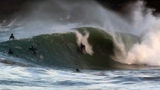 Surfing and Bodyboarding a Secret Spot in Cornwall Part 2 [upl. by Ordnassela299]