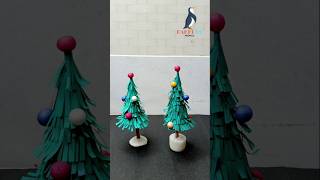 DIY Christmas tree 🎄🎅 Last minute paper craft 🦌 ✨ short vital craft christmas origami tranding [upl. by Mundt]